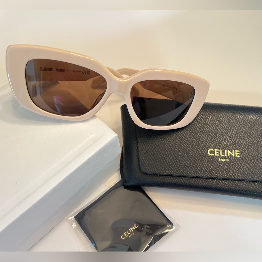 Celine Cream Sunglasses